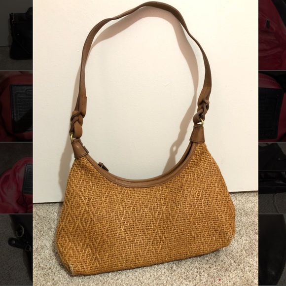 Fossil Handbags - Fossil vintage straw bag